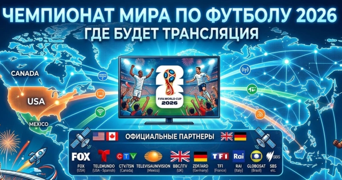 Где смотреть ЧМ 2026 по футболу