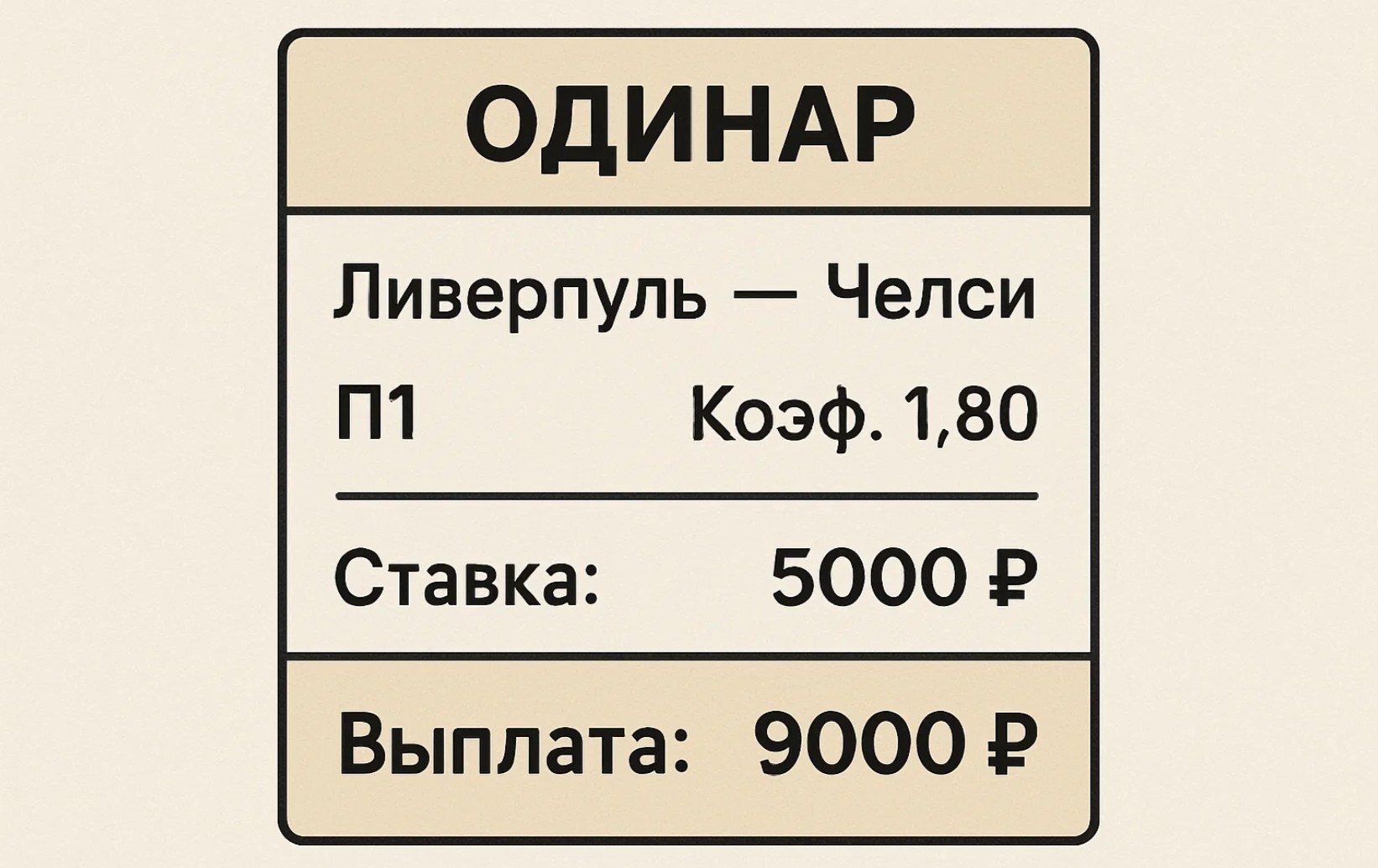 Одинар
