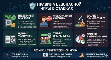 Правила безопасной игры в ставках