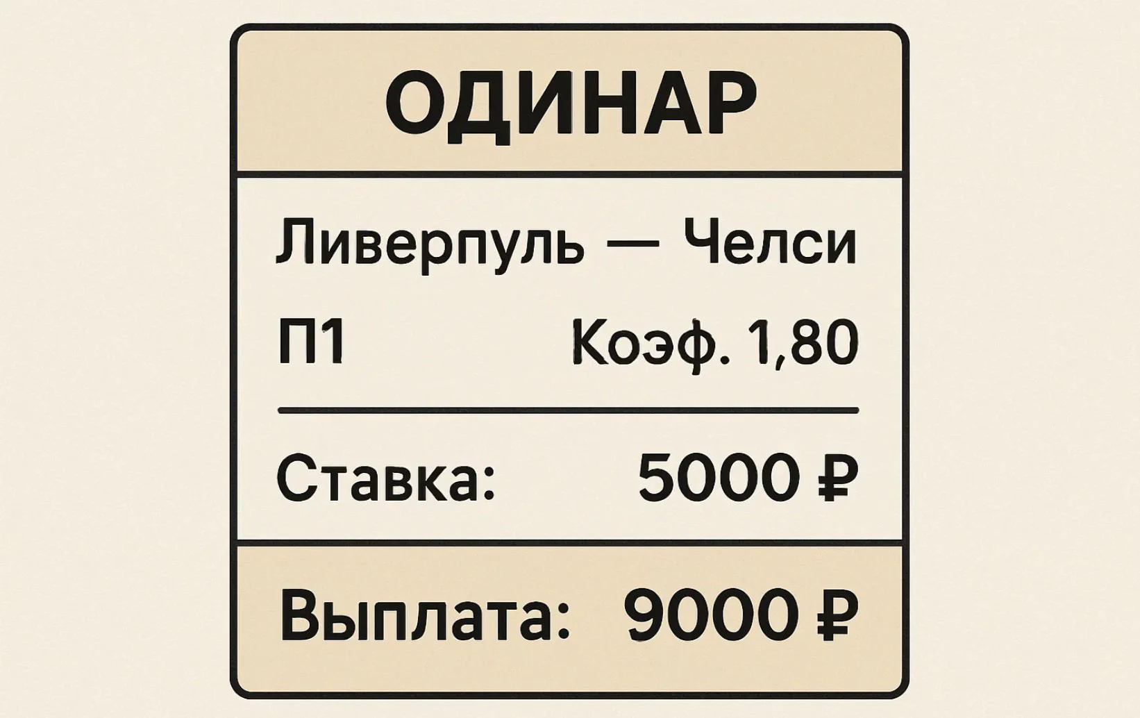 Одинар