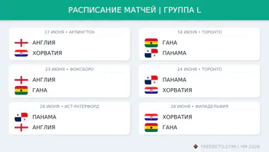 Расписание группы L