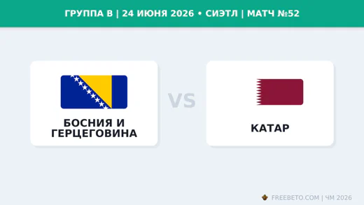 Матч Босния и Герцеговина — Катар