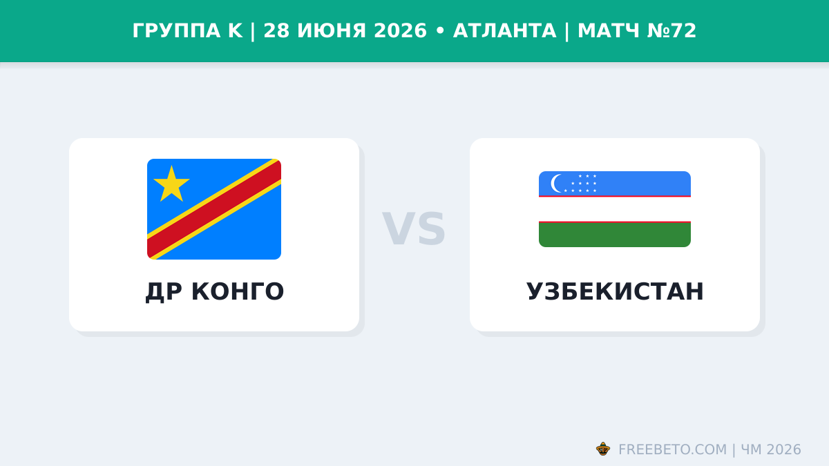 Матч ДР Конго — Узбекистан