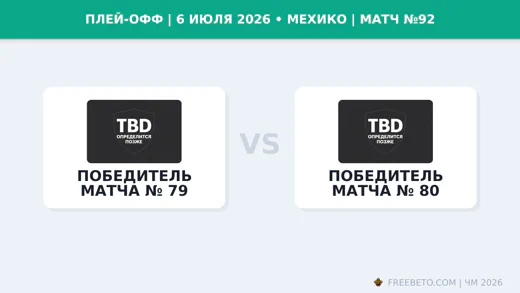 Матч Победитель матча № 79 — Победитель матча № 80