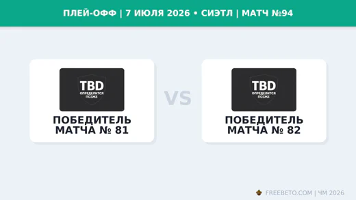 Матч Победитель матча № 81 — Победитель матча № 82