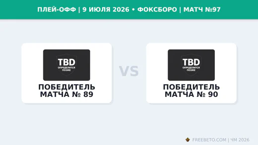 Матч Победитель матча № 89 — Победитель матча № 90