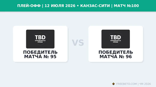 Матч Победитель матча № 95 — Победитель матча № 96
