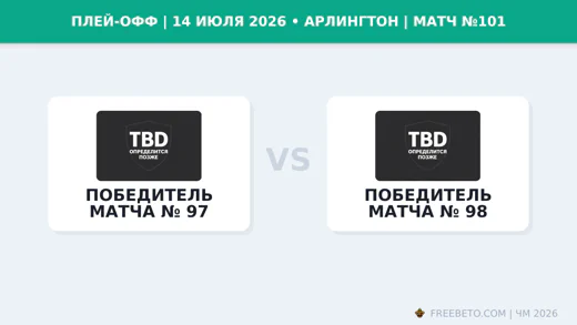Матч Победитель матча № 97 — Победитель матча № 98