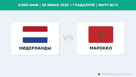 Матч Нидерланды — Марокко