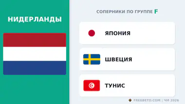 Нидерланды соперники по группе F